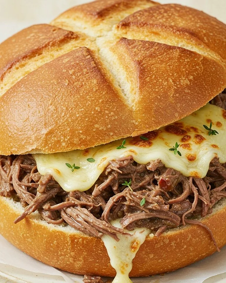Sandwich bœuf fumé maison